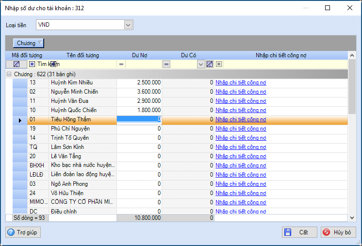 BDSD_Thiet_lap_KB_so_du_ban_dau_SoduTK_chi_tiet_theo_Doi_tuong